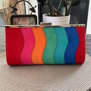 Rainbow clutch BRAND NEW ✨